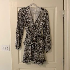 Vestique snake skin dress size small
